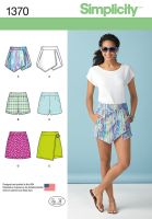 Tipar fusta mini si pantaloni scurti 1370