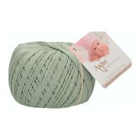 Fir de crosetat, Anchor Baby Pure Cotton, 100% bumbac natural, hipoalergenic, lungime 165 m, 50 g, menta verde 00402