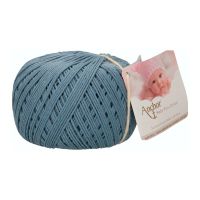 Fir de crosetat, Anchor Baby Pure Cotton, 100% bumbac natural, hipoalergenic, lungime 165 m, 50 g, albastru deshis 00421
