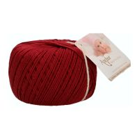 Fir de crosetat, Anchor Baby Pure Cotton, 100% bumbac natural, hipoalergenic, lungime 165 m, 50 g, rosu vin 00425