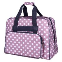 Geanta pentru depozitarea si transportul masinilor de cusut, dimensiuni 45x22x31 cm, multicolor roz BabySnap