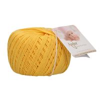 Fir de crosetat, Anchor Baby Pure Cotton, 100% bumbac natural, hipoalergenic, lungime 165 m, 50 g, galben 00305