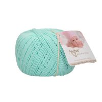 Fir de crosetat, Anchor Baby Pure Cotton, 100% bumbac natural, hipoalergenic, lungime 165 m, 50 g, menta 00385