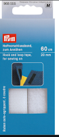 Banda Velcro, arici, de cusut, 60 cm lungime x 20 mm latime, alb Prym