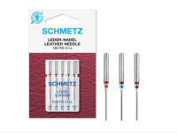Set combinat 5 ace piele Schmetz, finete ac 80-100, pentru masina de cusut, sistem ac 130/705 H