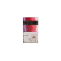 Set ata Mouline Anchor, 48 jurubite multicolore cu un modele inclus, % fir de bumbac egiptean, Anchor
