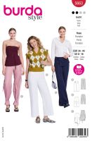 Tipar Pantaloni Femei Burda Style 5663