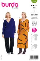 Tipar Rochii Masuri mari Burda Style 5704
