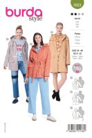 Tipar Parka, in 3 variante, multi-masura 34-48, Burda Style 5923