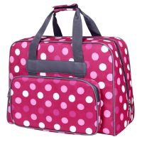 Geanta pentru depozitarea si transportul masinilor de cusut, dimensiuni 45x22x31 cm, multicolor rosu BabySnap