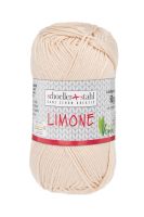 Fir 100% bumbac Limone pentru tricotat si crosetat, 125 m, 10 Bej nisip, Scholler