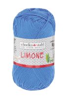 Fir 100% bumbac Limone pentru tricotat si crosetat, 125 m, 55 Albastru cobalt, Scholler