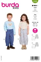 Tipar Pantaloni Copii Burda Style 9199