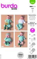 Tipar de croitorie set bebelusi, multi-masura 50-80, Burda Style 9204