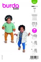 Tipar pantaloni si jacheta matlasata cu nasturi pentru copii