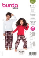 Tipar pijama, bluza si panataloni, in 2 variante 9250