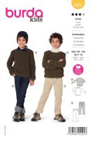 Tipar bluza si panatoni copii, in 2 variante 9251