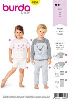 Tipar Burda pijama copii 9326