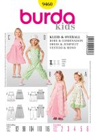 Kleid mit Überrock und Overall 9460