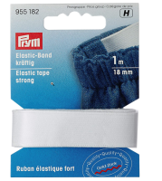 Elastic strong 18 mm latime, 1 m lungime, alb, Prym