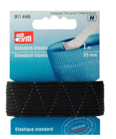 Elastic universal 25 mm latime, 1 m lungime, negru, Prym