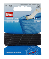 Elastic universal 20 mm latime, 1 m lungime, negru, Prym