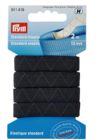 Elastic standard Prym, 12mm, 2m, Negru