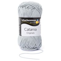 Fir Textil Smc Schachenmayr Catania 0172 pentru crosetat si tricotat, bumbac, gri, 125 m