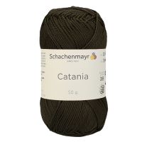 Fir de crosetat si tricotat, 100% bumbac, grosime fir nr 2 Fine, lungime 125 m, 50g, Catania gri camuflaj 00414