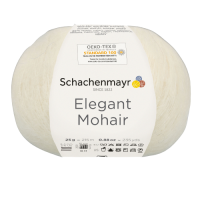 Fir Elegant Mohair, fir moale cu 50% mohair, 215 m, 25 g, natural 00002