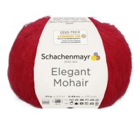 Fir Elegant Mohair, fir moale cu 50% mohair, 215 m, 25 g, rosu cireasa 00030