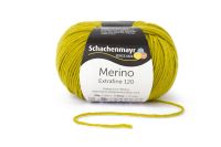 Fir de tricotat si crosetat, 100% lana merinos, grosime fir nr 3 Light, lungime 120 m, 50g, Merino Extrafine 120, Anason 00174