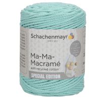 Snur pentru macrame, 3 mm, Ma-Ma-Macrame, 190 m, 250 g, 85% bumbac, Pistachio 00070