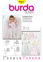 Combinatii pentru copii: jacheta, pantaloni, rochie si boneta 9831