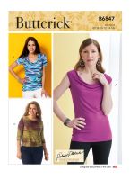 Tipar bluze cu decolteu cazut B 6847