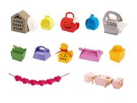 Colectie modele de cutii 3D, 28 modele, PigPong Box Collection Brother ScanNCut
