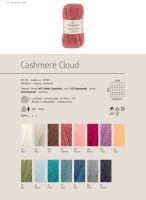 Casmir paletar de culori,  lana super fina cu 20% casmir, Cashmere Cloud Austermann