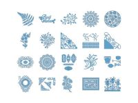 Colectie modele design de inspiratie engleza, 20 modele, Tattered Lace Pattern Collection 1 Brother ScanNCut
