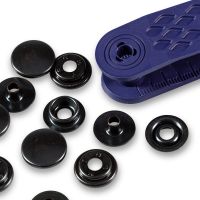 Capse metalice Sport &Camping, 15 mm (finisaj negru oxidat) Prym, 390200