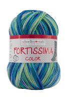 Fir textil Scholler Fortissima Sosete 4 culori 2472 pentru tricotat si crosetat, 75% lana, Safir, 435 m
