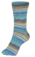 Fir textil Scholler Fortissima Sosete 4 culori 2488 pentru tricotat si crosetat, 75% lana, Turcoaz, 437 m