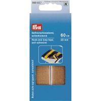 Banda arici, Velcro, auto-adeziva, culoare bej, 2x60 cm, Prym, 968657