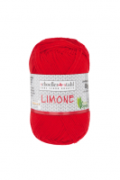 Fir textil Scholler Limone 3 pentru tricotat si crosetat, 100% bumbac, Roșu, 125m