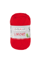 Fir 100% bumbac Limone pentru tricotat si crosetat, 125 m, 3 Rosu, Scholler