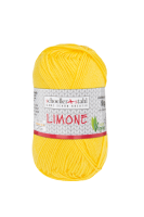 Fir 100% bumbac Limone pentru tricotat si crosetat, 125 m, 4 Galben miere, Scholler