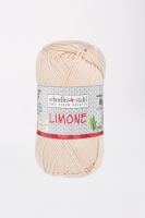 Fir textil Scholler Limone 10 pentru tricotat si crosetat, 100% bumbac, Bej Nisip, 125m