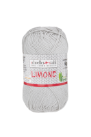 Fir 100% bumbac Limone pentru tricotat si crosetat, 125 m, 25 Argintiu, Scholler
