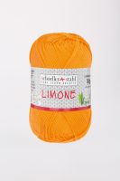 Fir textil Scholler Limone 29 pentru tricotat si crosetat, 100% bumbac, Portocaliu, 125m
