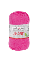 Fir 100% bumbac Limone pentru tricotat si crosetat, 125 m, 38 Roz, Scholler
