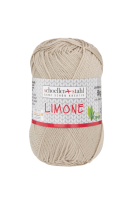 Fir 100% bumbac Limone pentru tricotat si crosetat, 125 m, 49 Bej, Scholler